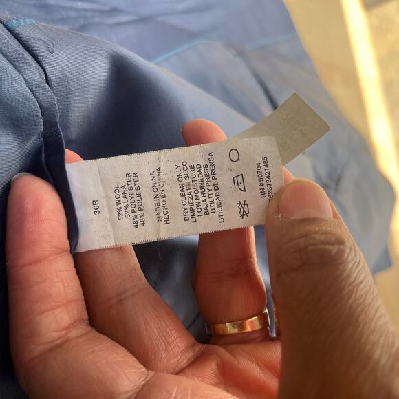 Perry Ellis Portfolio Blazer Wool Blend 36R Slim Fit Sports Jacket 2 Button - Picture 5 of 8